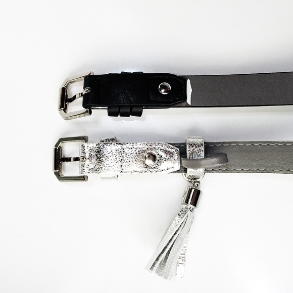 ⭐️ BUNDLE⭐️ KENNETH COLE REACTION - SET OF 2 SKINNY BELTS - Picture 3 of 14